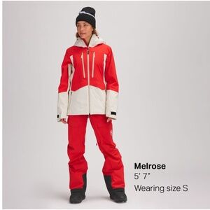 Backcountry Last Chair 2L Insulated Ski Resort Jacket Full Zip w/ Hood EUC